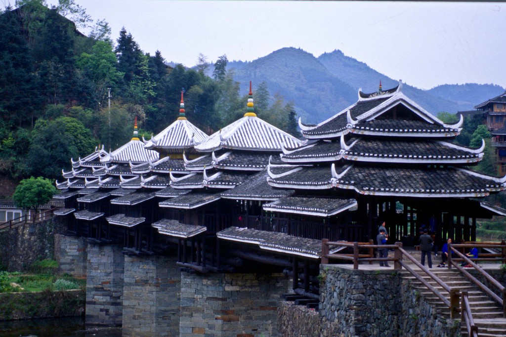 Zhaoxing, Pont du Vent et de la Pluie, Dong © Philippe Pataud Célérier