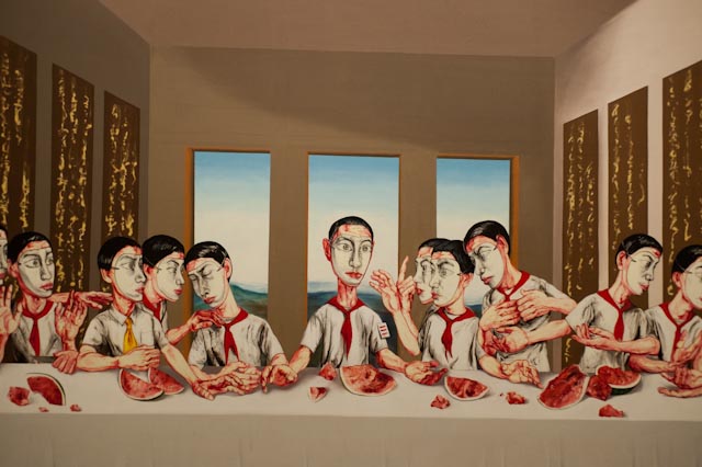 The last supper, 2001 Zeng Fanzhi, MAM de Paris © ppc