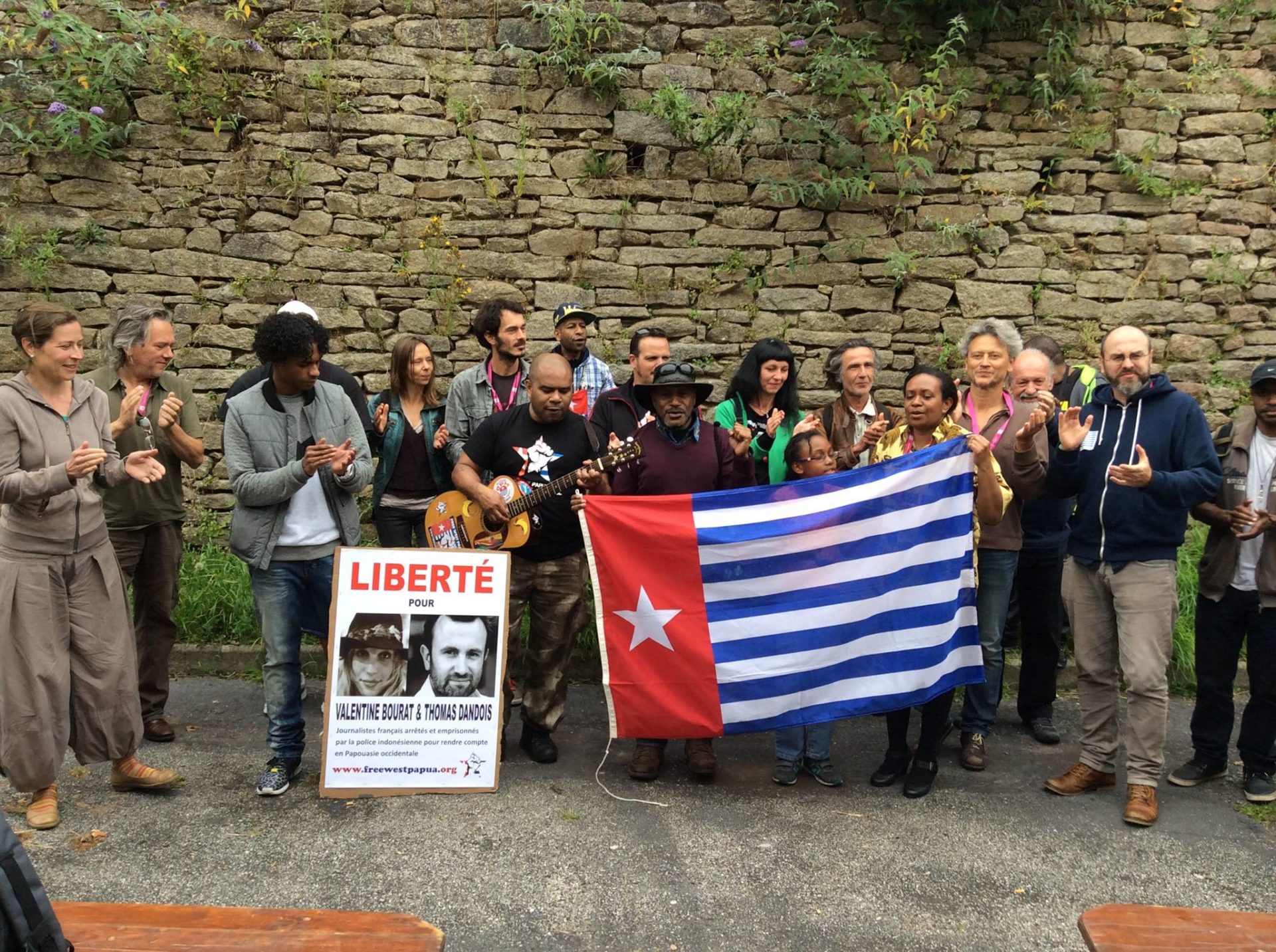 Festival de Douarnenez, 30 septembre 2014 avec Benny Wenda / DR