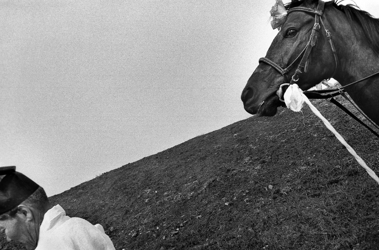 Le vieil homme et le cheval, Buyeo, 1995 © Lee Gap Chul